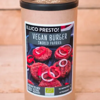 Image Vegan Burger Smoked Paprika BIO - Illico Presto!